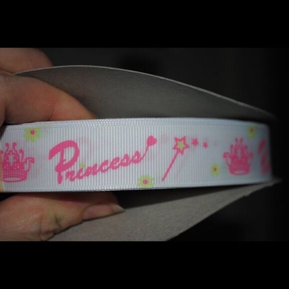Grosgrain Ribbon 7/8” 5 yards 5/$20 princess wand - Picture 2 of 2